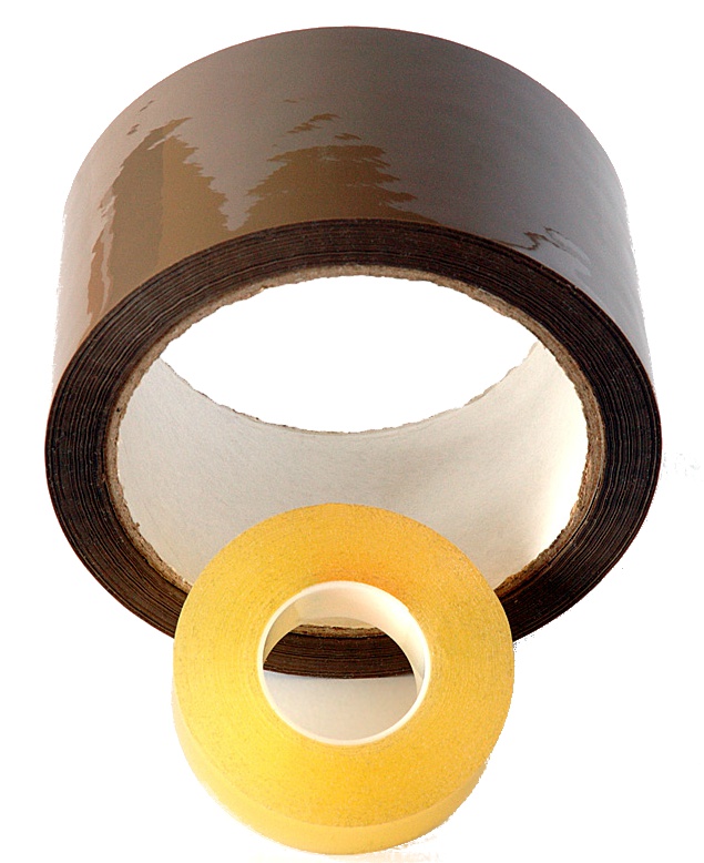 A polypropylene adhesive tape of a tape made of PVC?