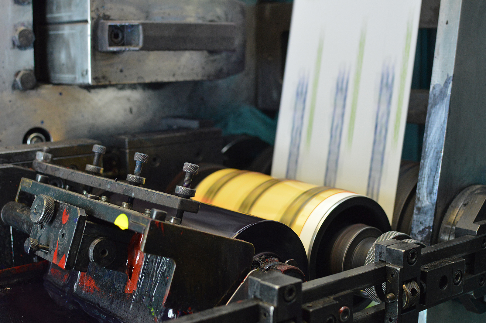Surface print adhesive tapes