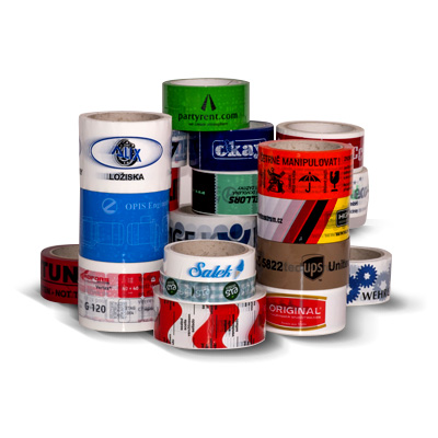 Printed adhesive tapes (surface print BOPP)